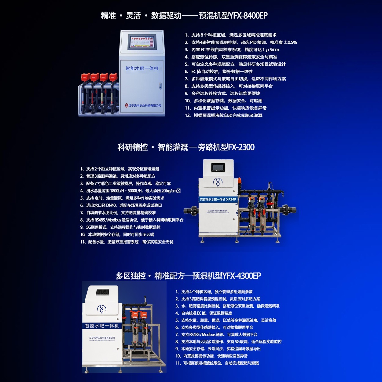 先丰水肥一体化系统系列介绍